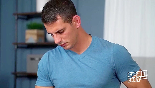 Hairy Bi Stud Lachlan Strokes His Raging Hard-On - Sean Cody