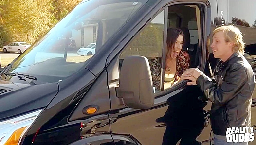 Daniel Hausser and Skylar Hill Pound Each Other Passionately in a Van