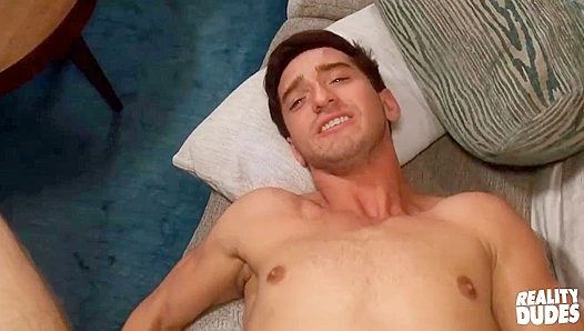 Amateur Brunette Ashton's First Gay Anal Adventure - Str8 Chaser Seduction