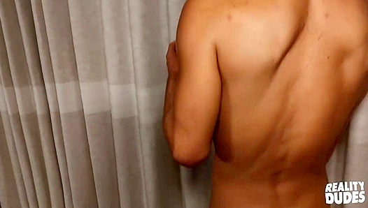 Amateur Brunette Ashton's First Gay Anal Adventure - Str8 Chaser Seduction