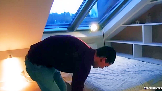 POV Czech Threesome ~ Two Amateur Twinks Get Wild - XXX Gay