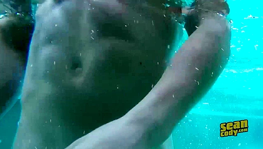 Avery's Six-Pack Abs Explode as He Cums All Over His Toned Belly - Sean Cody