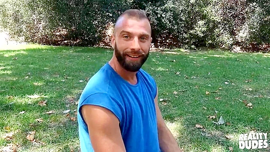 Hairy Hunk Donnie Argento Gets Fucked in POV by Straight-Chasing Paul Wagner