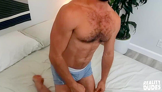 Hairy Hunk Donnie Argento Gets Fucked in POV by Straight-Chasing Paul Wagner