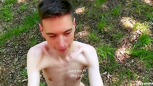 Young Czech Amateur Gets Fucked Doggy Style Outdoors by Czech Hunter