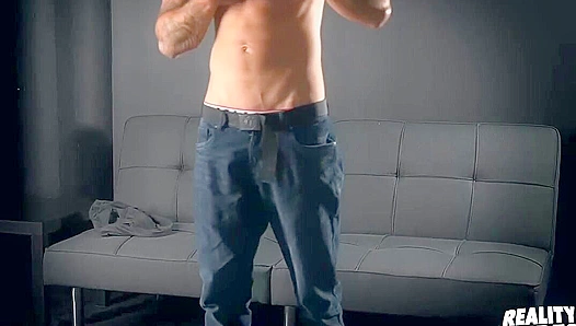 Tony Sosa Flexes His Muscles Before a Hot Solo Masturbation Session - Reality Dudes