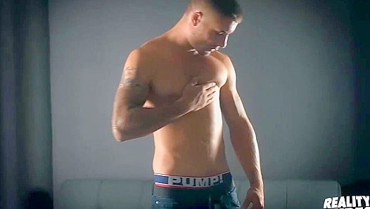 Tony Sosa Flexes His Muscles Before a Hot Solo Masturbation Session - Reality Dudes