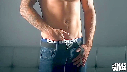 Tony Sosa Flexes His Muscles Before a Hot Solo Masturbation Session - Reality Dudes