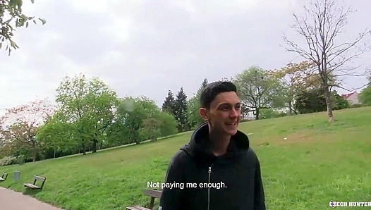 POV ~ Skinny Twink Gets Sodomized & Facial'd by Czech Hunter