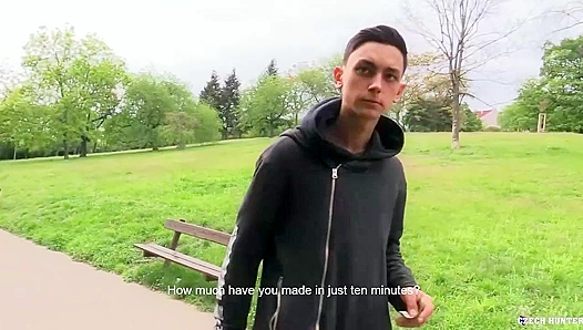 POV ~ Skinny Twink Gets Sodomized & Facial'd by Czech Hunter