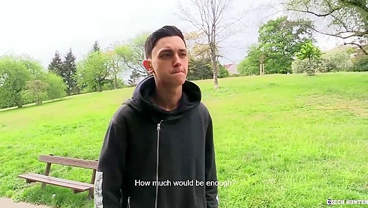 POV ~ Skinny Twink Gets Sodomized & Facial'd by Czech Hunter