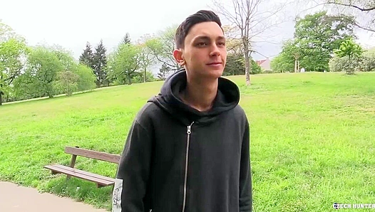 POV ~ Skinny Twink Gets Sodomized & Facial'd by Czech Hunter