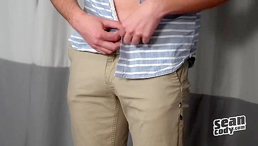 Pretty Boy Freddy Masturbates Intensely with a Dildo