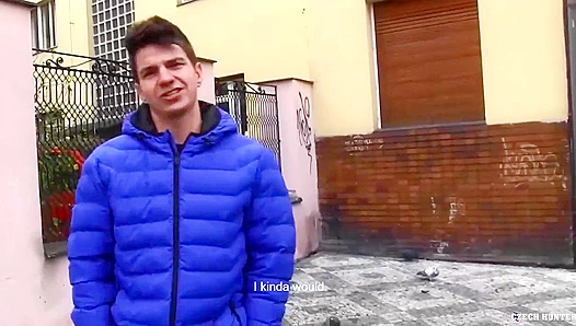 Czech Hunter ~ College Stud Cums Hard During Intense Bareback Anal