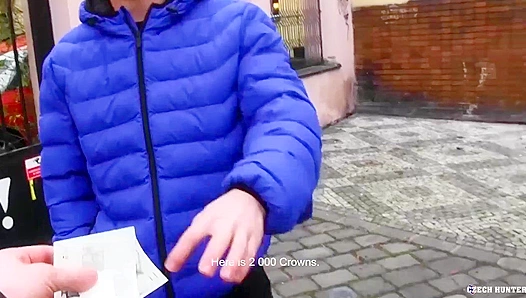 Czech Hunter ~ College Stud Cums Hard During Intense Bareback Anal