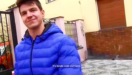 Czech Hunter ~ College Stud Cums Hard During Intense Bareback Anal