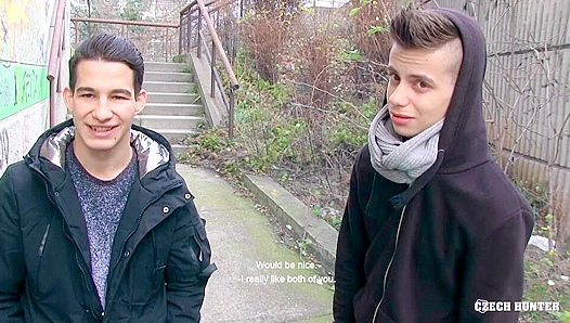 Hard Dick Action ~ Two Czech Twinks Get Fucked Raw - XXX Gay