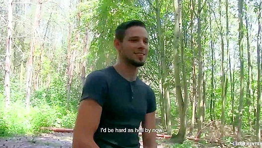 Hot Euro Amateur Gets Fucked Hard in the Woods - XXX Gay Style