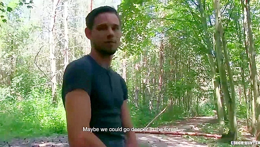 Hot Euro Amateur Gets Fucked Hard in the Woods - XXX Gay Style