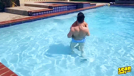 Poolside Anal Bliss & Indoor Domination ~ Brysen & Riley's Passionate Encounter