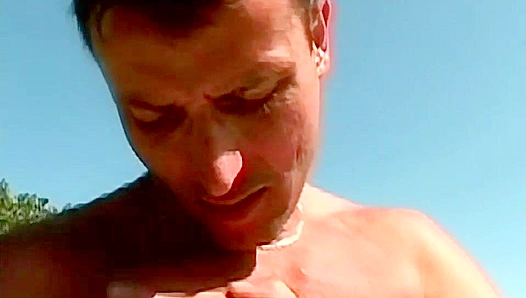 Laszlo Veress Pounds His Friend Hard in the Grass - Bonus Hunks