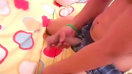 Bad Boy Strokes His Big Cock on the Couch ~ Join the Circle Jerk Fun!