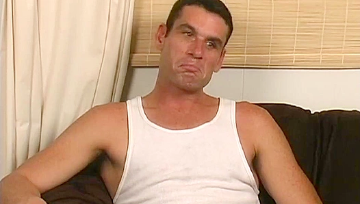 Hot Scott's Wifebeater Can't Hide His Massive Dick