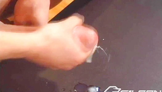 Ripped Guy Cums Hard With Legs Spread Wide - Falcon Studios