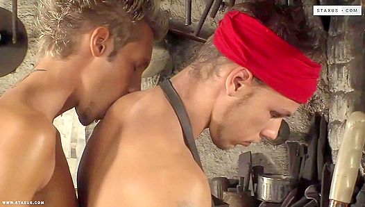 Kinky Dudes Earn Their Facials After Hard Work - Staxus