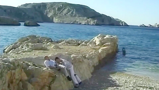 Rough Seas, Rougher Sex ~ Amateur Sailors Fuck Hard on the Beach