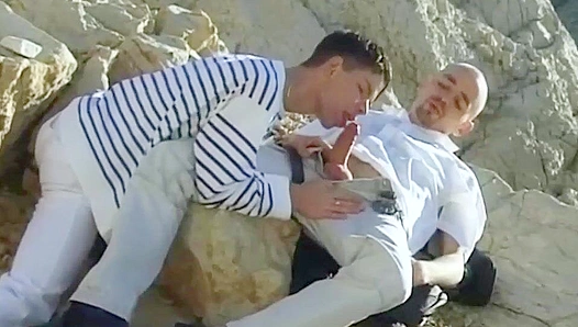 Rough Seas, Rougher Sex ~ Amateur Sailors Fuck Hard on the Beach