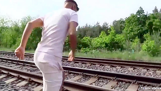 Czech Dudes Fuck in the Woods ~ One Gets Paid - XXX Gay