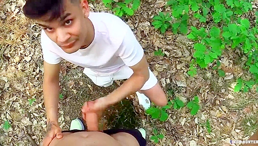 Czech Dudes Fuck in the Woods ~ One Gets Paid - XXX Gay