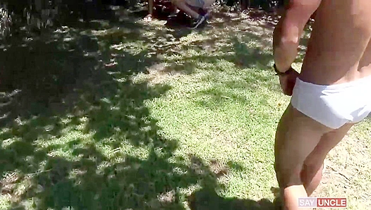 Hot Latins Kevsho, Nico Ruiz, and Gabo Fuck Outdoors – Argentia’s Steamy Trio