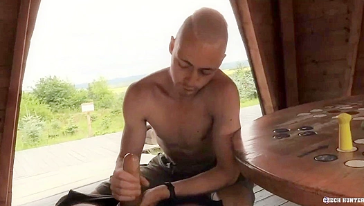 POV Woods Bang ~ Amateur Gay Love with Czech Hunter