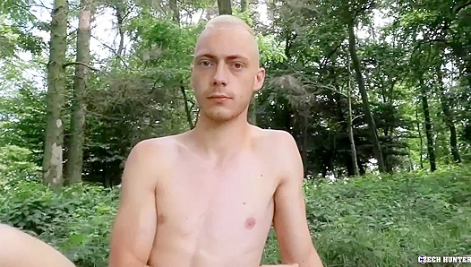 POV Woods Bang ~ Amateur Gay Love with Czech Hunter