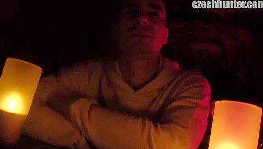 Thirsty Czech Guy Masturbates Intensely for Czech Hunter