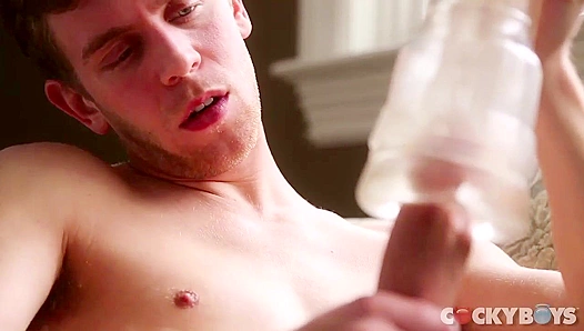 Lanky Lifeguard Fucks His Fleshlight - Cocky Boys