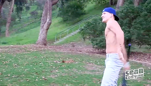 Blonde Hunk Cums Hard in Solo Performance - Sean Cody