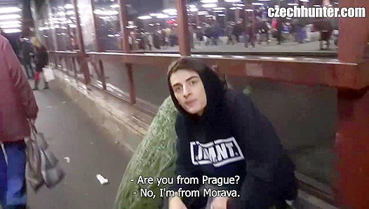 Skinny Twink Gets Fucked Hard by Stranger's Dick - XXX Gay