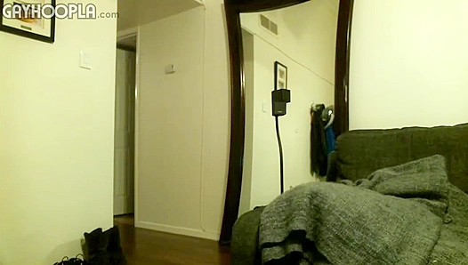 Ripped Stud Fucks Himself Raw On Camera - GayHoopla