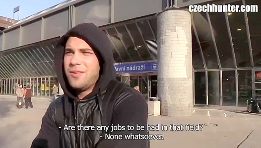 Czech Hunter ~ Amateur Guy Cums All Over Another Hot Dude