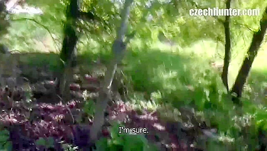 Czech Hunter ~ Blown Away in the Grass