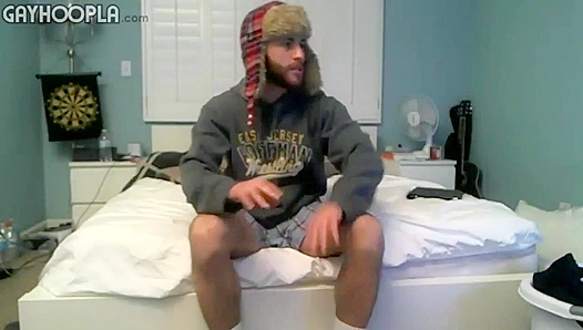 Goofy Amateur Guy Gets Cozy with Solo Masturbation Fun - Gayhoopla