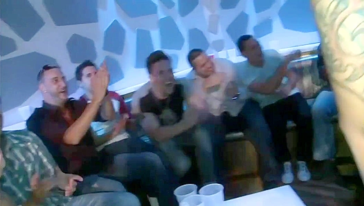 Sexy Stripper Gets Blown in Public at Sausage Party