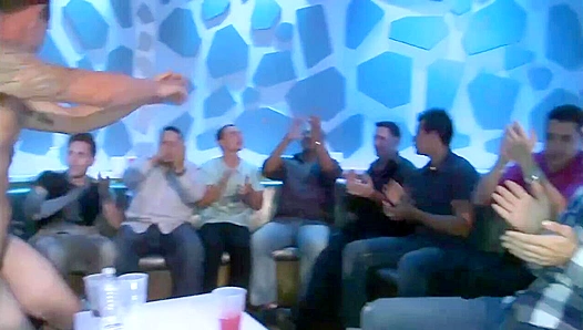 Sexy Stripper Gets Blown in Public at Sausage Party