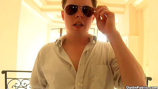 Two Amateur Dudes Get Fucked at an Open House Exhibition