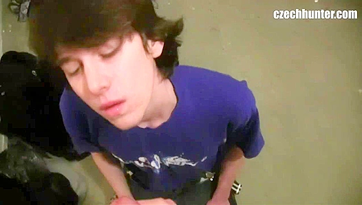 Shaggy Skater Boi Gets Facial After Rough Anal Ride - XXX Gay