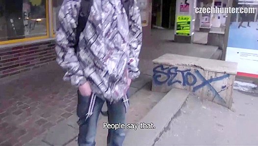 Shaggy Skater Boi Gets Facial After Rough Anal Ride - XXX Gay