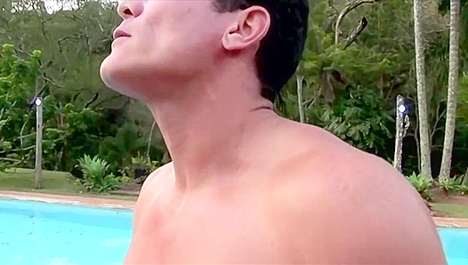 Arnold & Poax ~ Steamy Poolside Anal Turns into a Hot Bonus Session